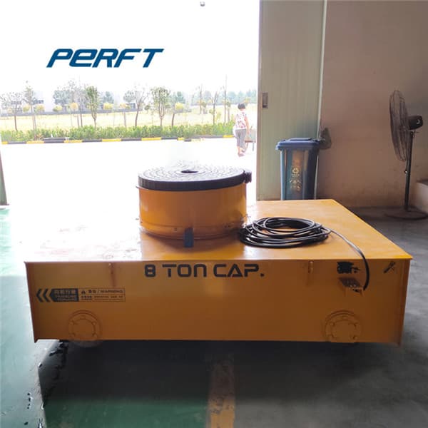 Diesel Powered Electric Flat Cart For Transformer Plant